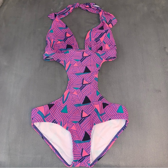 ✨FREE w/ $25 Purchase✨ New One piece Neon Swimsuit Bodysuit - Picture 2 of 10